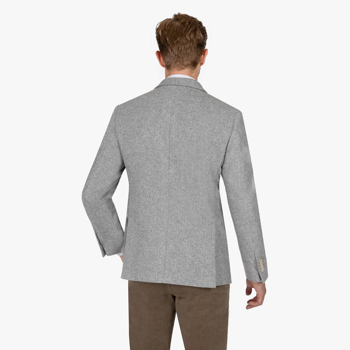 Sakko Genf mit Fischgrätmuster in grau grau/gemustert Bild 3