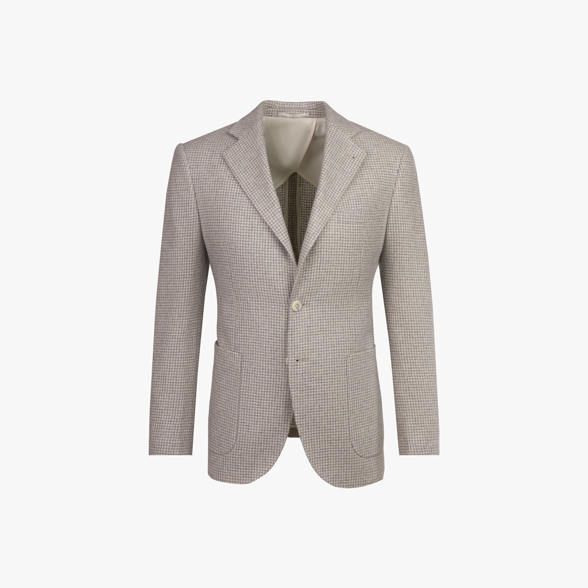 Sakko Havanna mit Hahnentritt in grau offwhite Bild 5