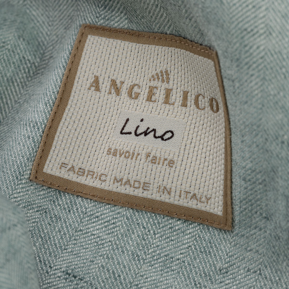 Sakko Pesaro aus reinem Leinen in hellgrün hellgrün Bild 5