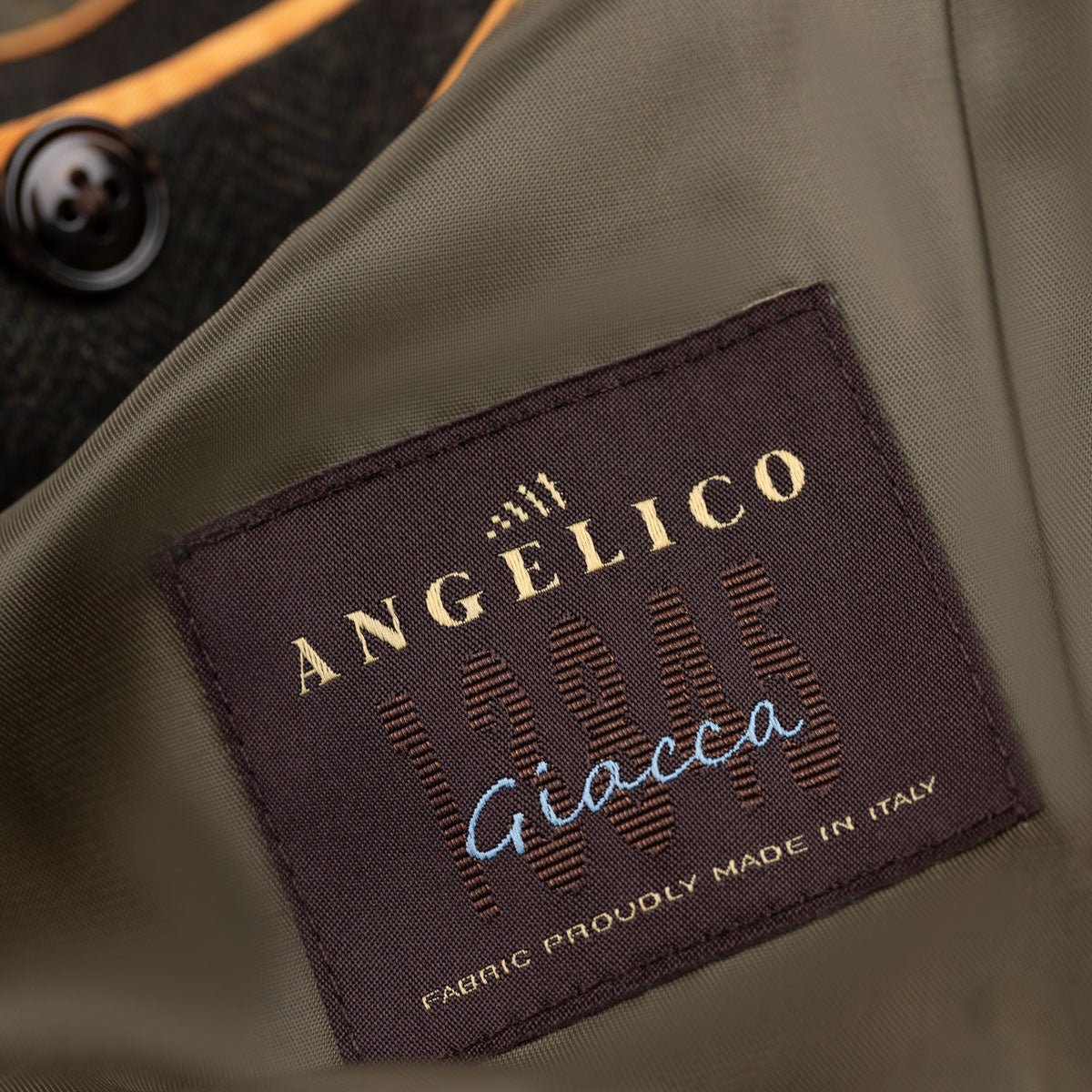 Sakko Pesaro aus Schurwolle mit Fischgrat in grün grün Bild 6