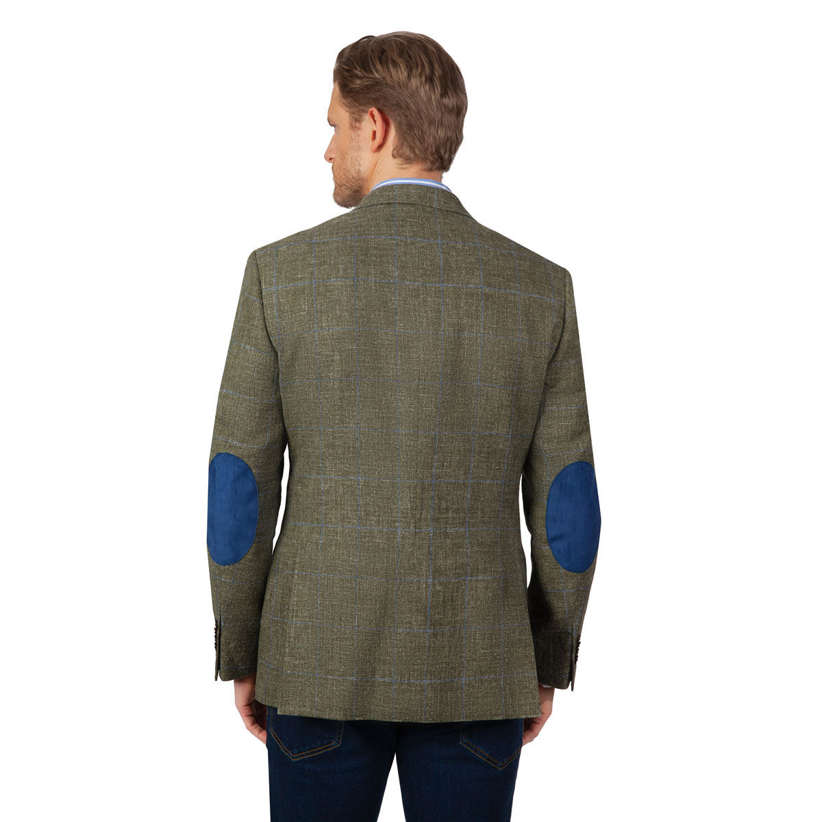 Sakko Prato aus Baumwolle und Leinen in grün grün Bild 6