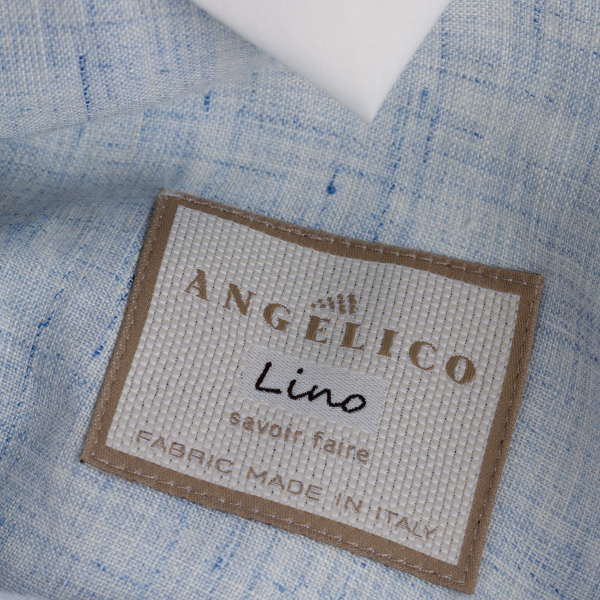 Sakko Prato aus reinem Leinen in hellblau hellblau Bild 7