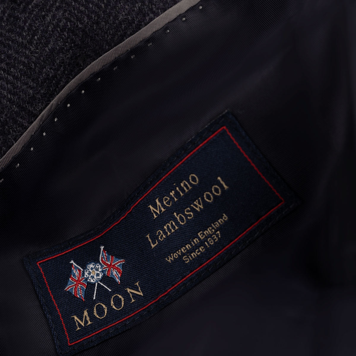 Sakko Prato mit Kaschmir und Fischgrat in blau blau/gemustert Bild 6