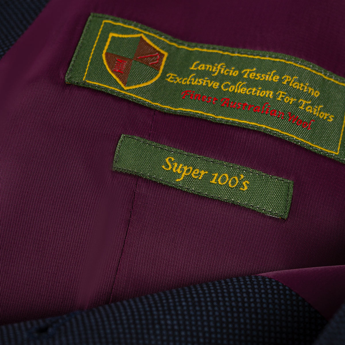 Slim Fit Baukastenweste mit Birdseye-Struktur in blau blau/gemustert Bild 2