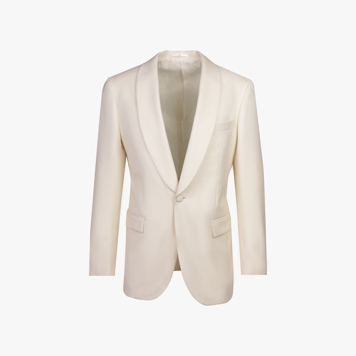 Smoking Sakko Asti aus reiner Schurwolle in offwhite offwhite Bild 7