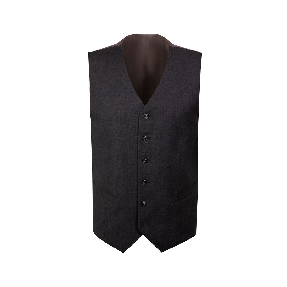 Slim Fit Baukastenweste in charcoal antra Bild 3