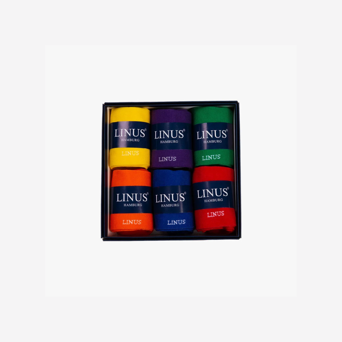 6er Socken Box bunt div. farben Bild 2