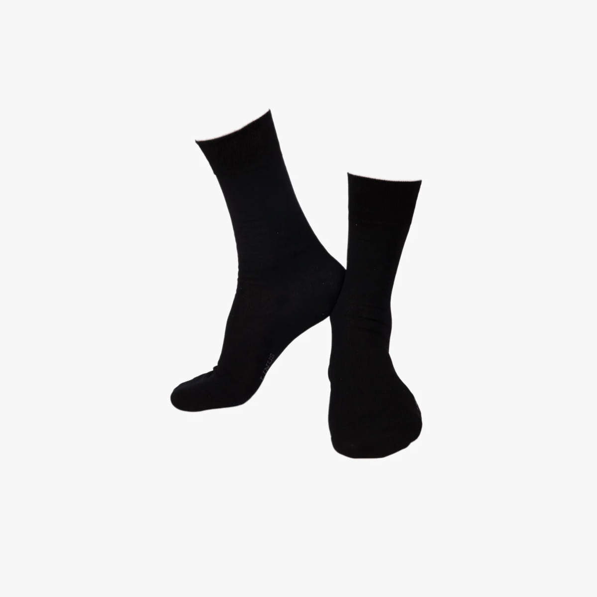Einzelpaar Socken in schwarz black Bild 2
