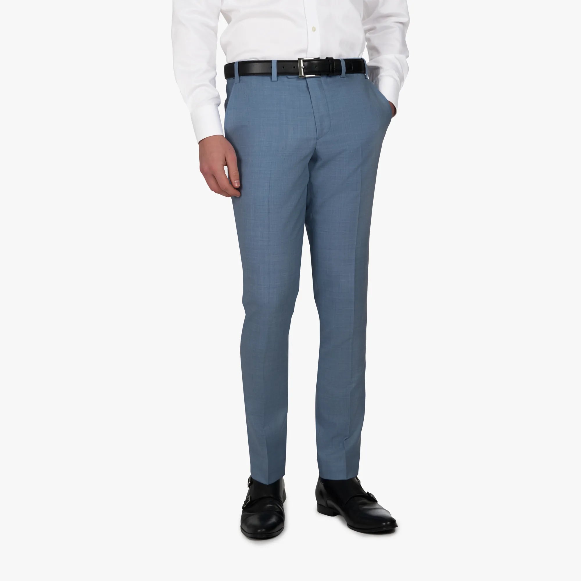 Anzug Prato aus Super 110's Schurwolle in hellblau hellblau Bild 4