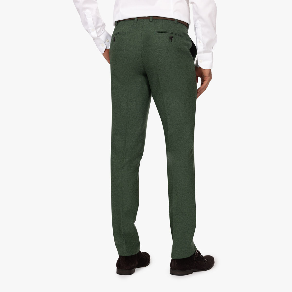 Hose Rome aus Schurwolle in Grün grün Bild 2