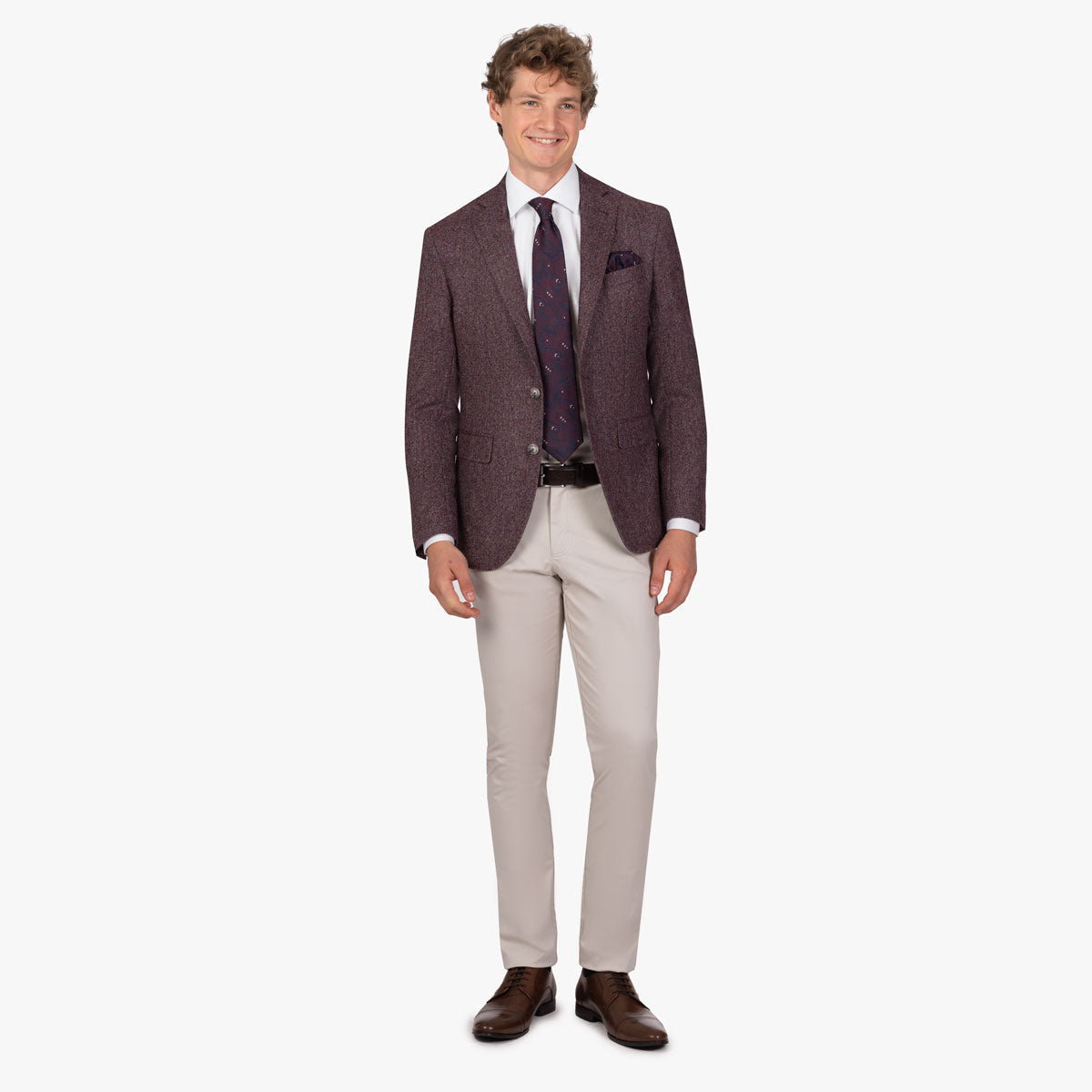 Sakko Genf aus Schurwolle in Lila lila Bild 2