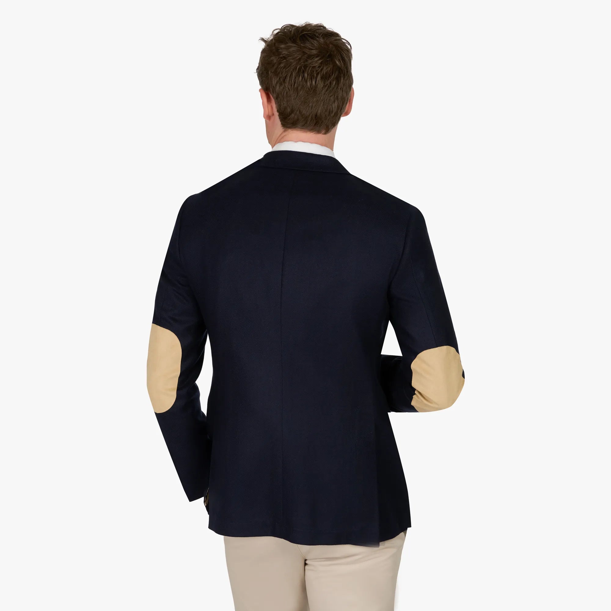 Sakko Pesaro in dunkelblau mit Elbow Patches dkl. blau Bild 3