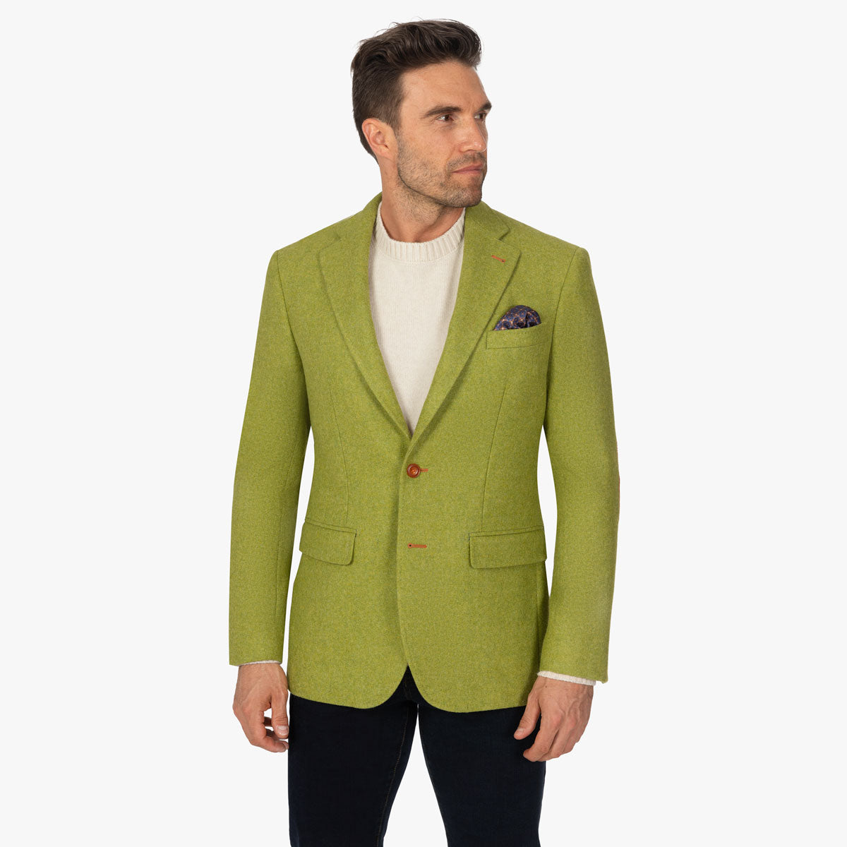 Sakko Prato aus Schurwolle in Grün grün Bild 1