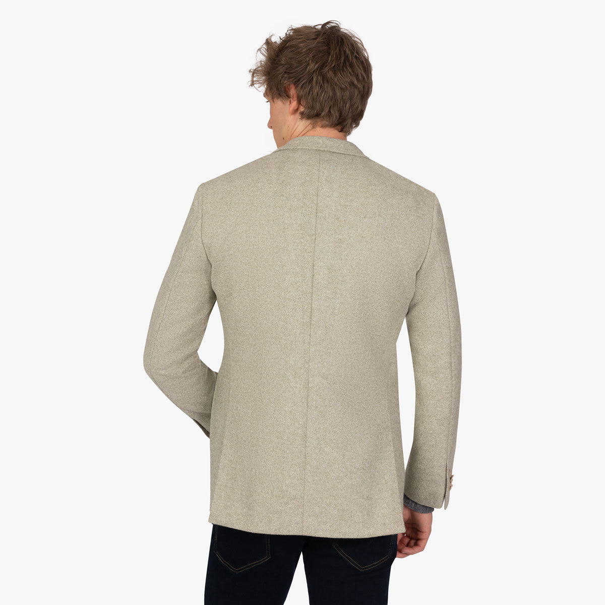 Sakko Prato aus Schurwolle in Hellgrün grün Bild 3