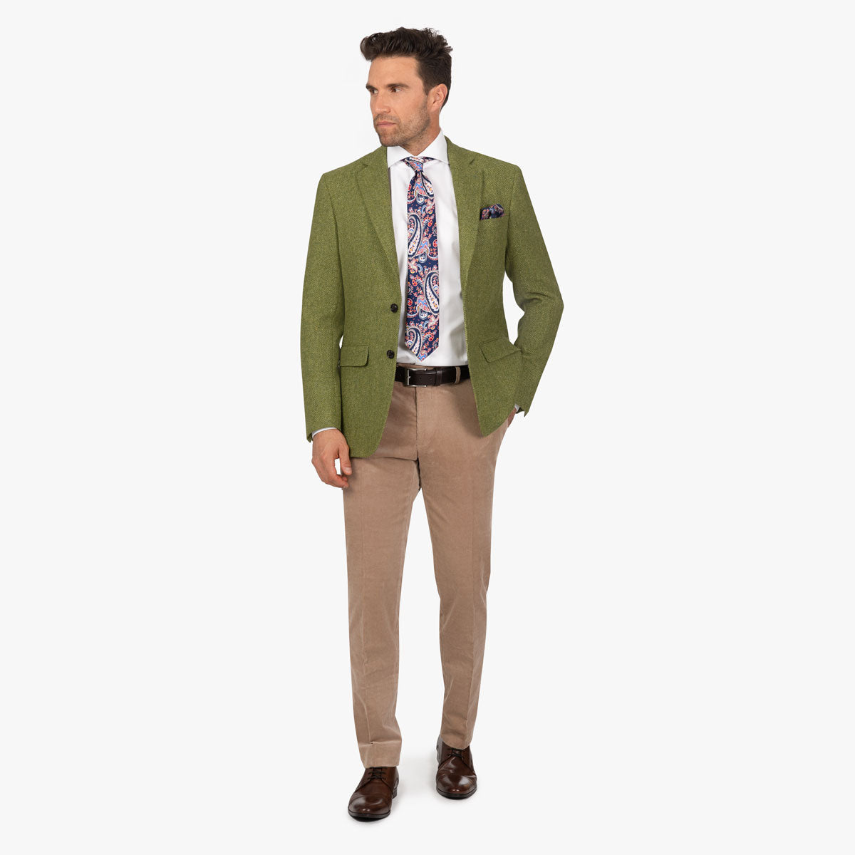 Sakko Prato aus Schurwolle in Grün grün Bild 2