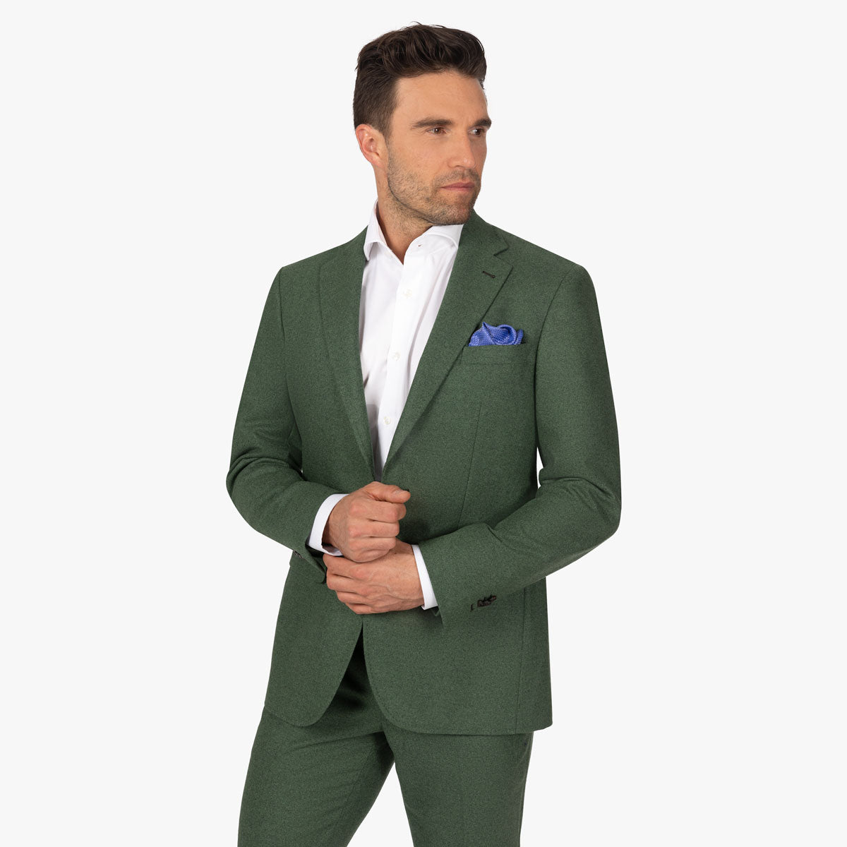 Sakko Prato aus Schurwolle in Grün grün Bild 1