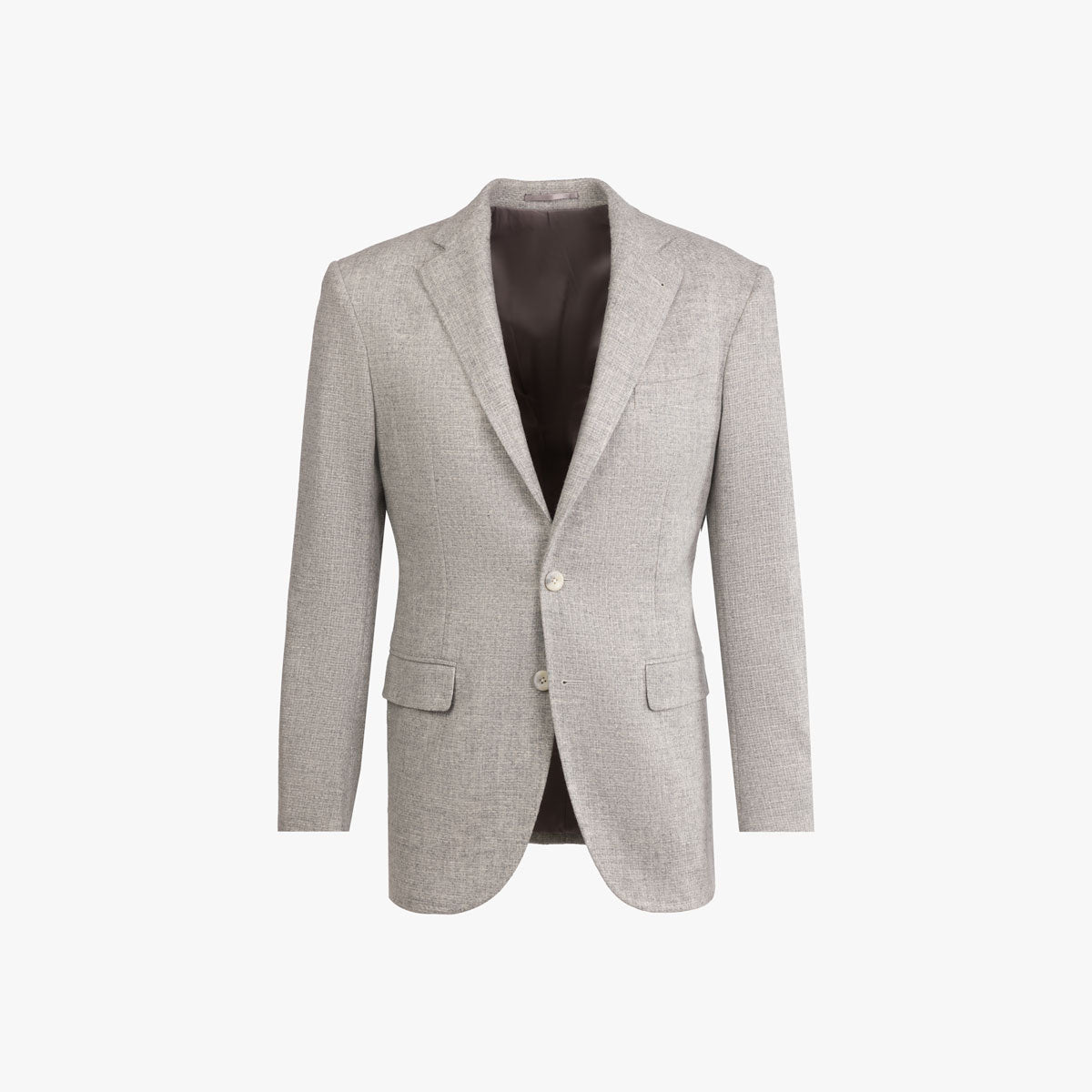 Sakko Prato aus Schurwolle und Kaschmir in Hellgrau hellgrau Bild 5