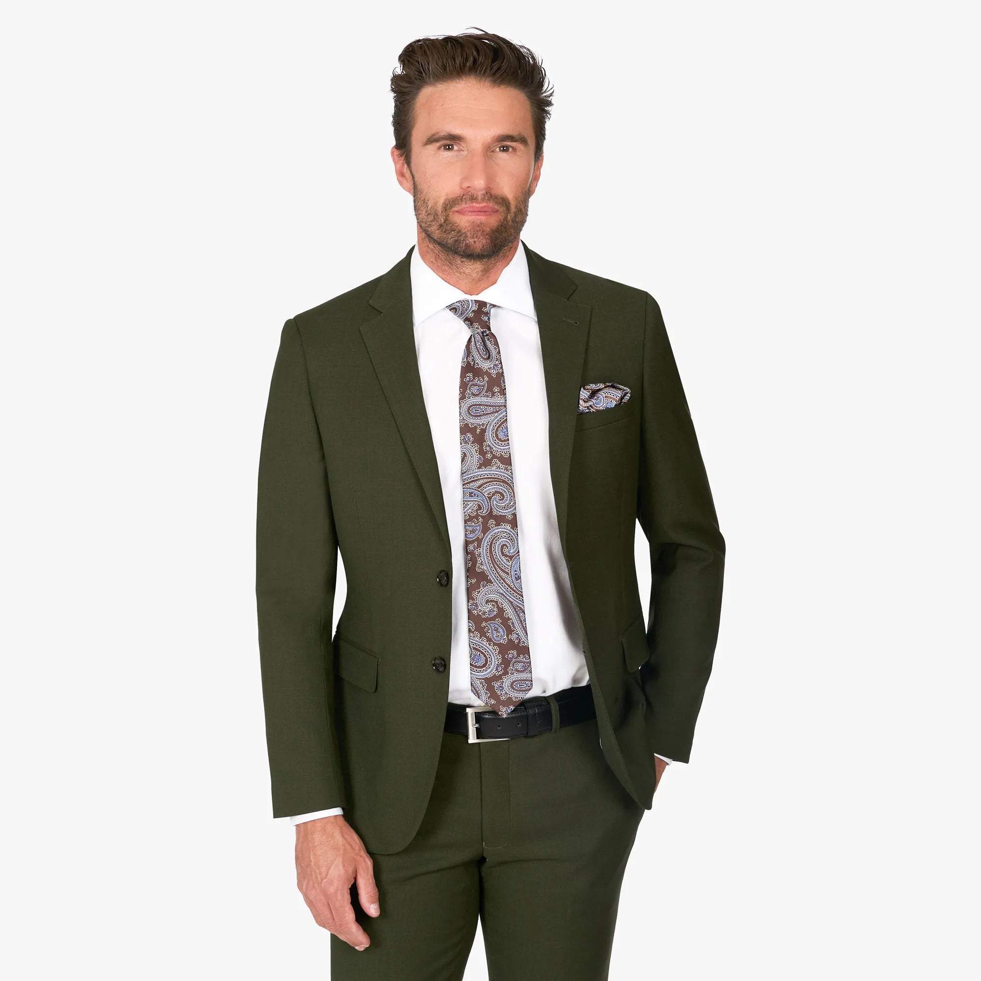 Anzug Genf im eleganten Grün grün Bild 2