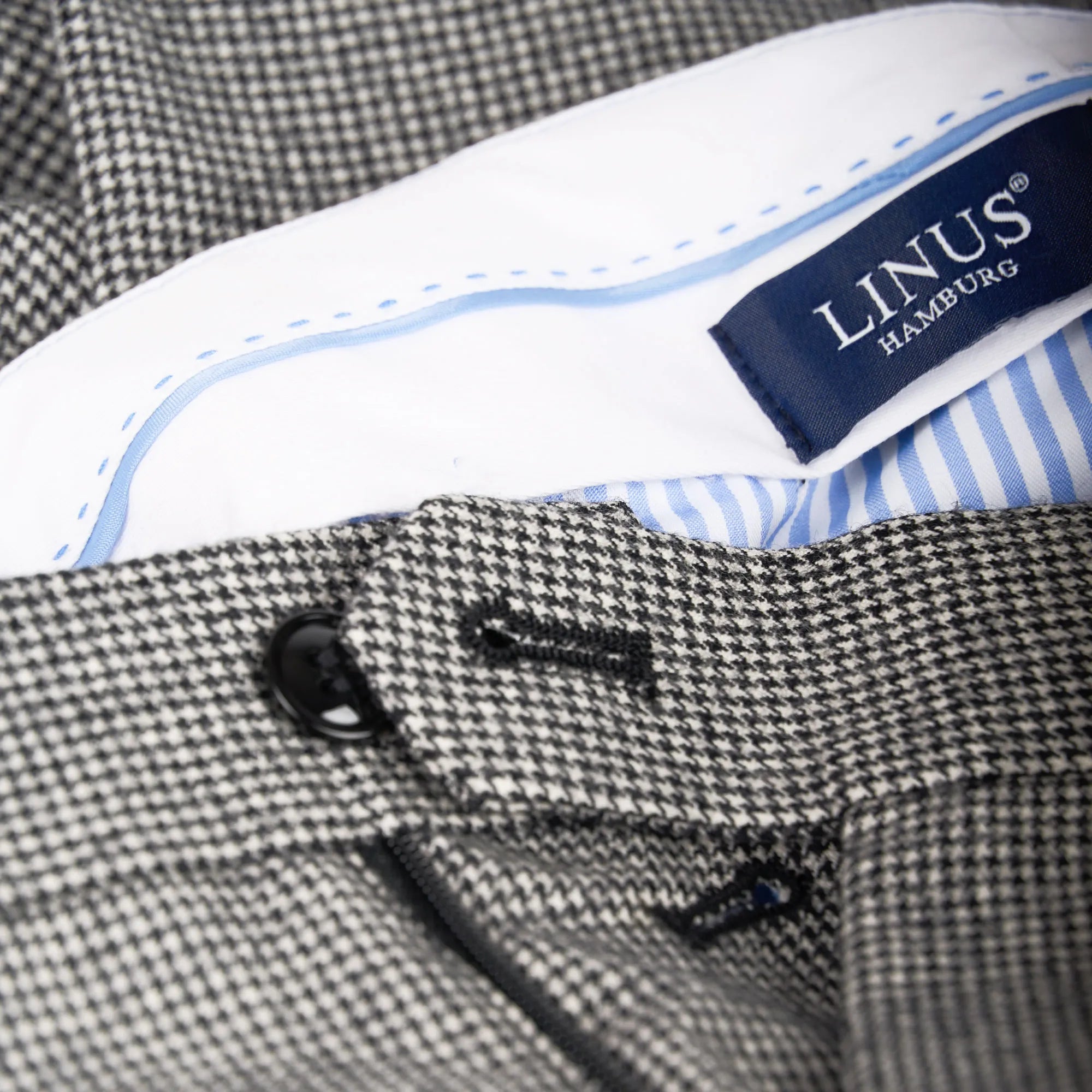 Anzug Fano in Schwarz gemustert aus Super 100&rsquo;s reine Wolle schwarz/gemustert Bild 10