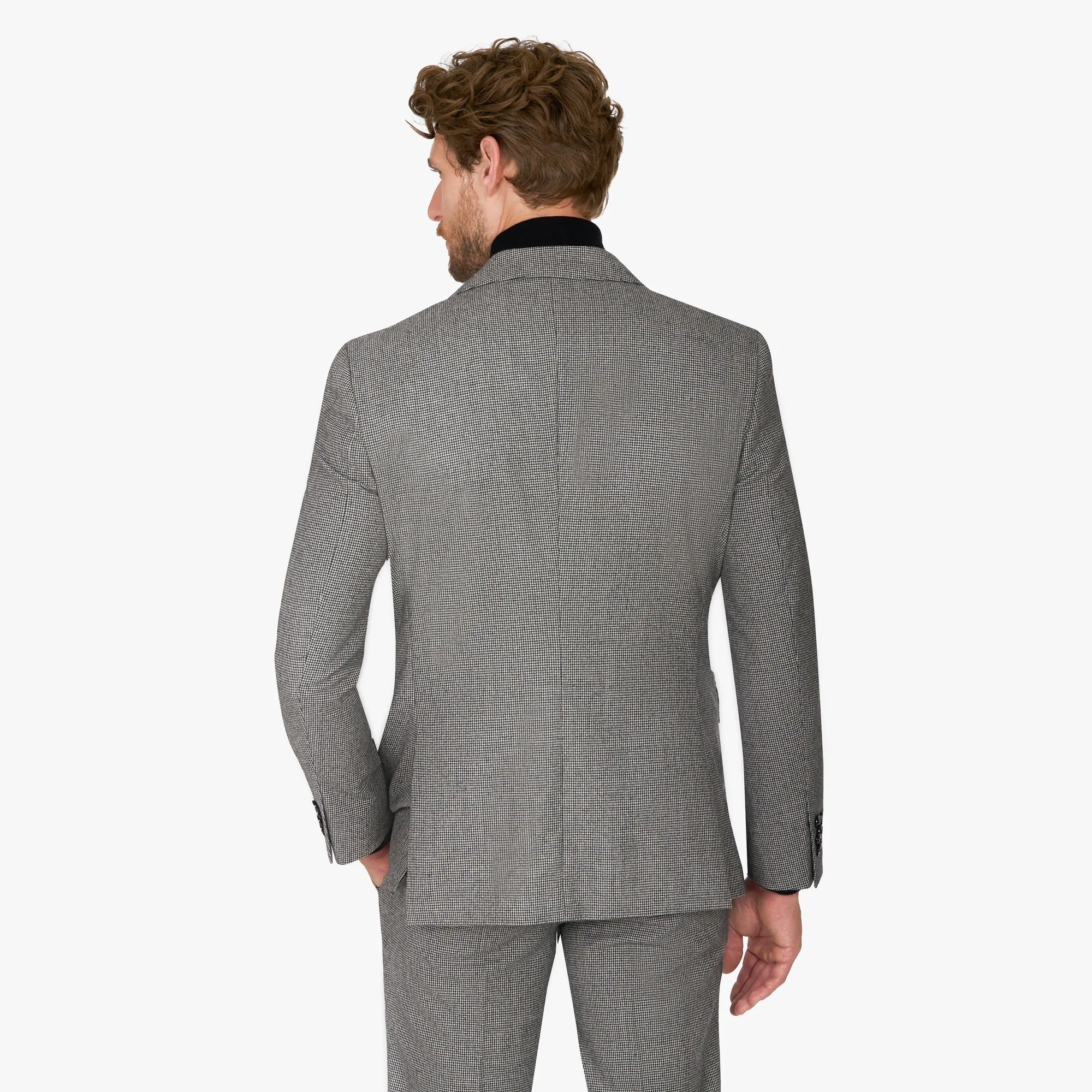 Anzug Fano in Schwarz gemustert aus Super 100&rsquo;s reine Wolle schwarz/gemustert Bild 3