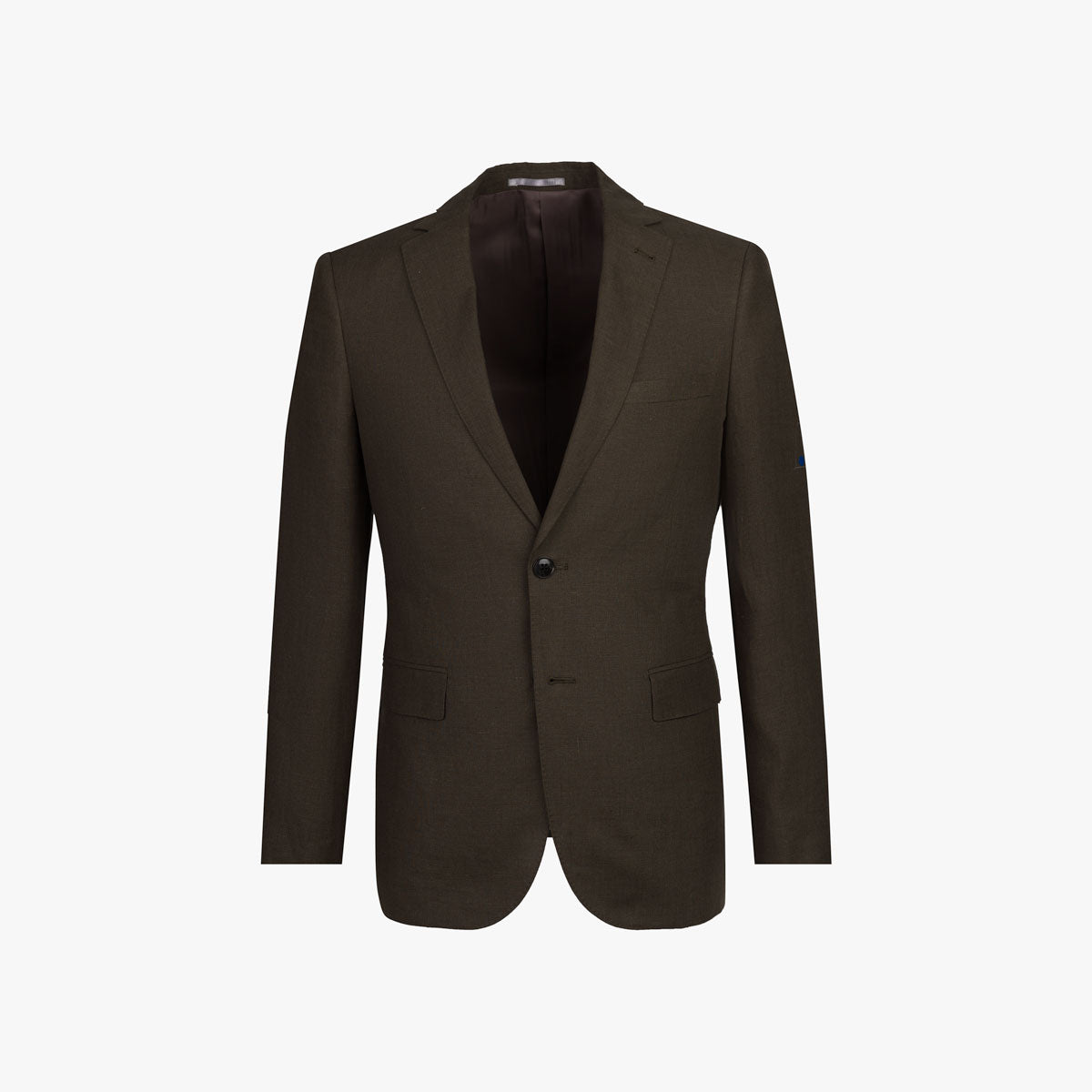 Anzug Genf aus Leinen in olivgrün dkl. grün Bild 3