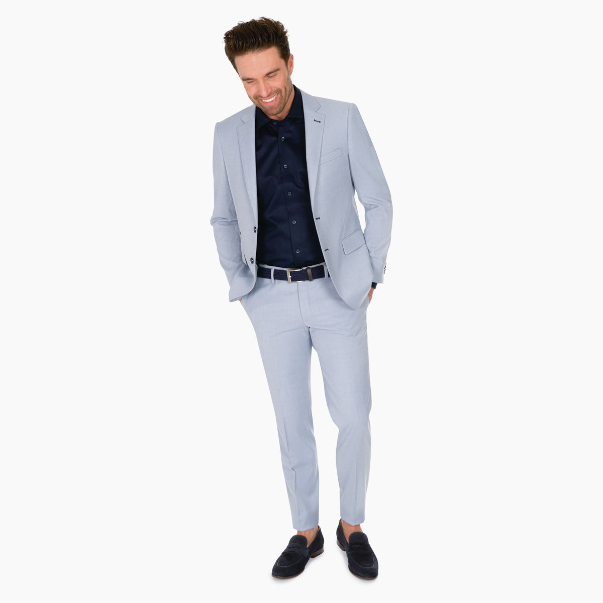 Anzug Pesaro im eleganten Hellblau hellblau Bild 10