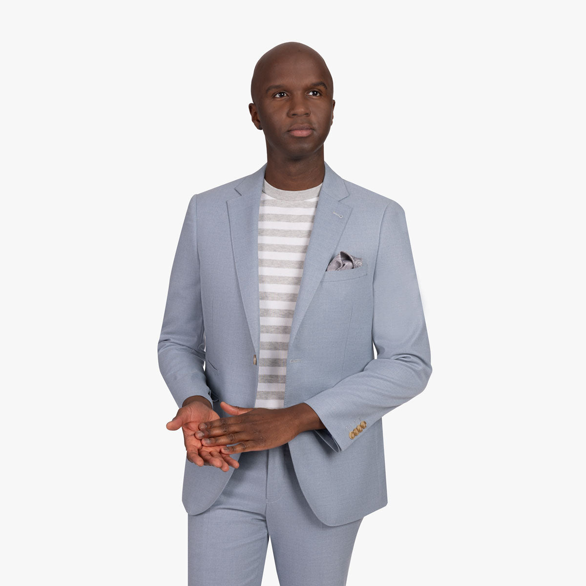 Anzug Pesaro in hellblau hellblau Bild 2