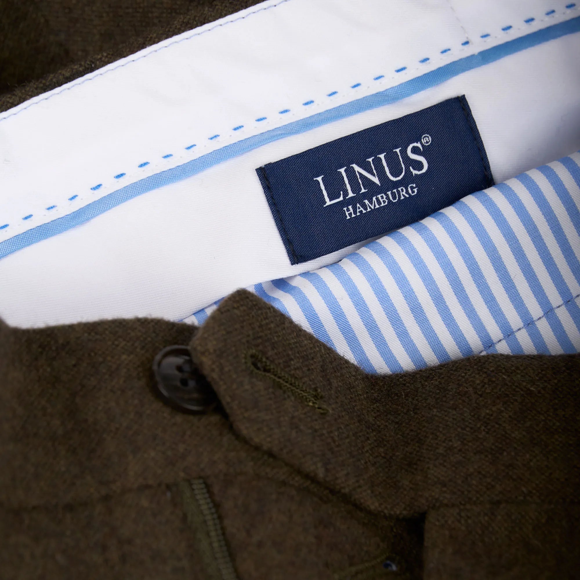 Anzug Prato in Grün aus Wolle und Polyester grün Bild 10