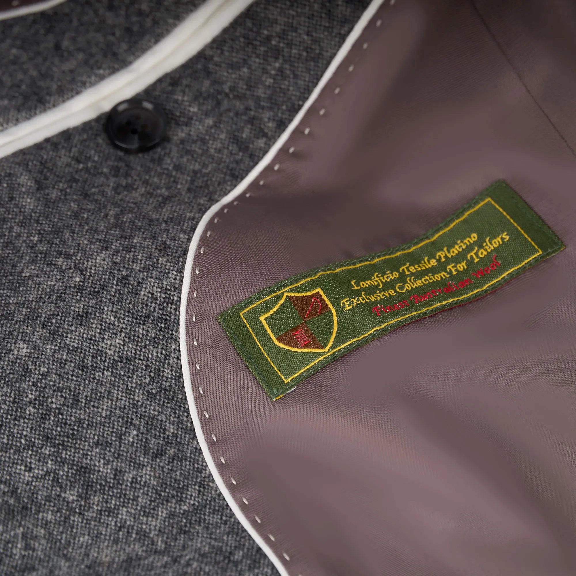 Anzug Prato in Grau aus Wolle und Polyester schwarz/gemustert Bild 5