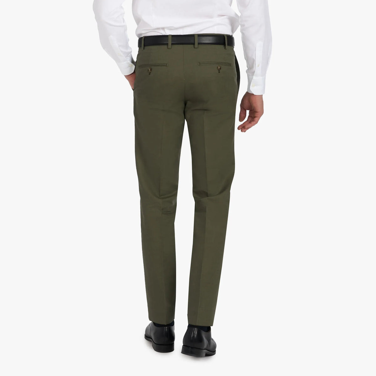 Baukastenhose Rome mit Komfortbund aus Leinenmix in Grün grün Bild 2