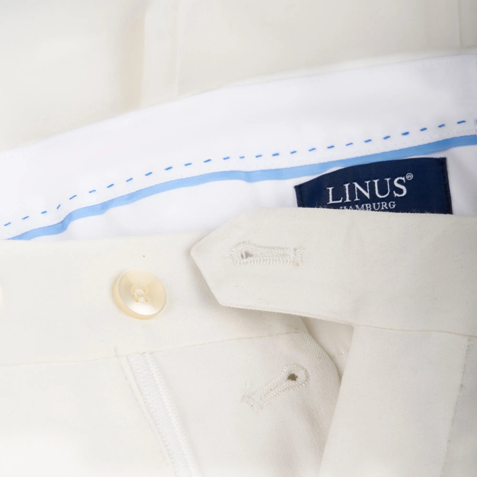 Hose Rome mit Komfortbund in Offwhite weiss Bild 3