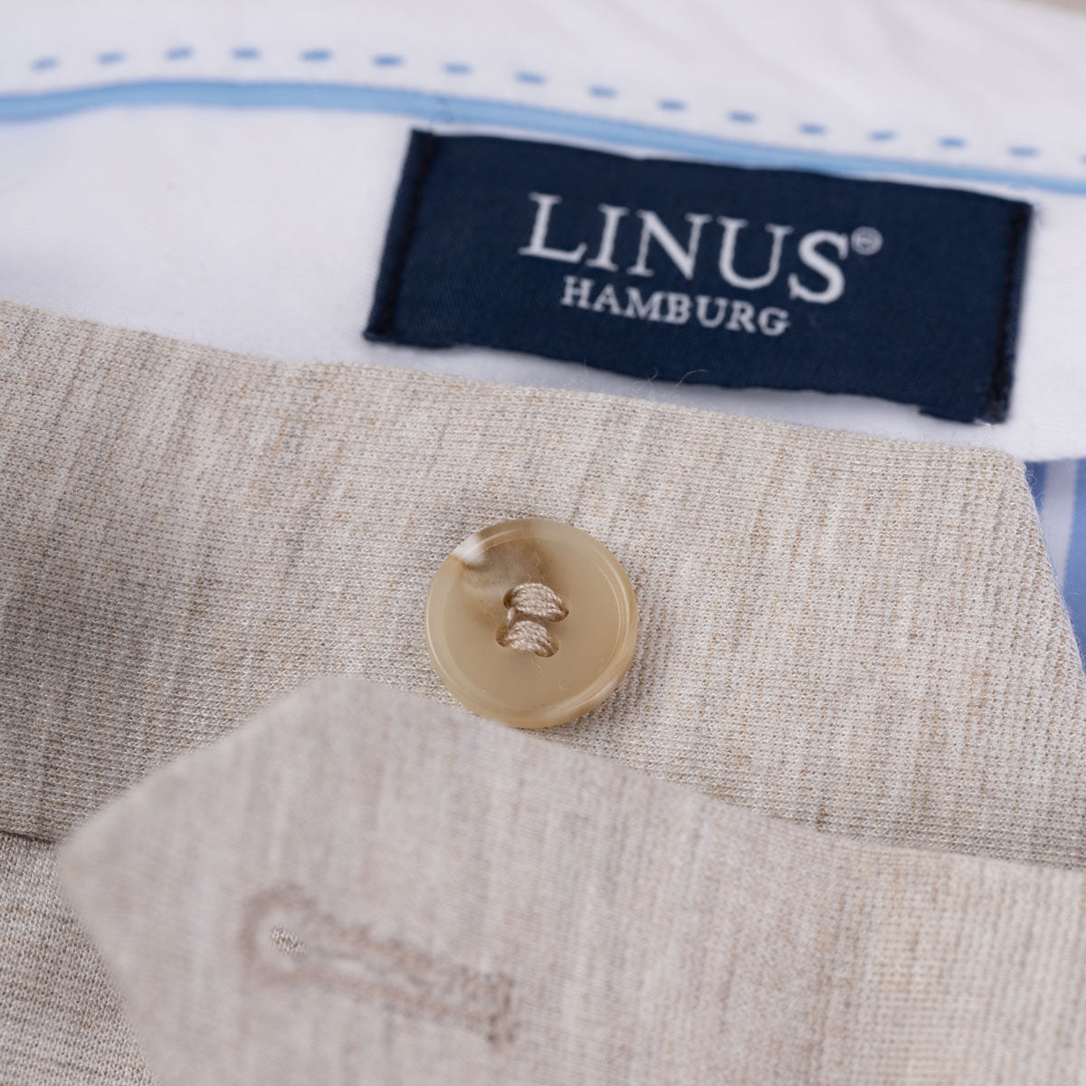 Hose Siena aus Jerseystoff in Hellbeige hellbeige Bild 3