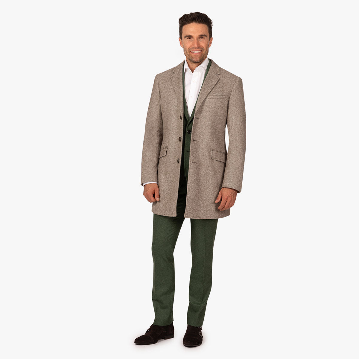 Mantel London in Beige beige/gemustert Bild 7