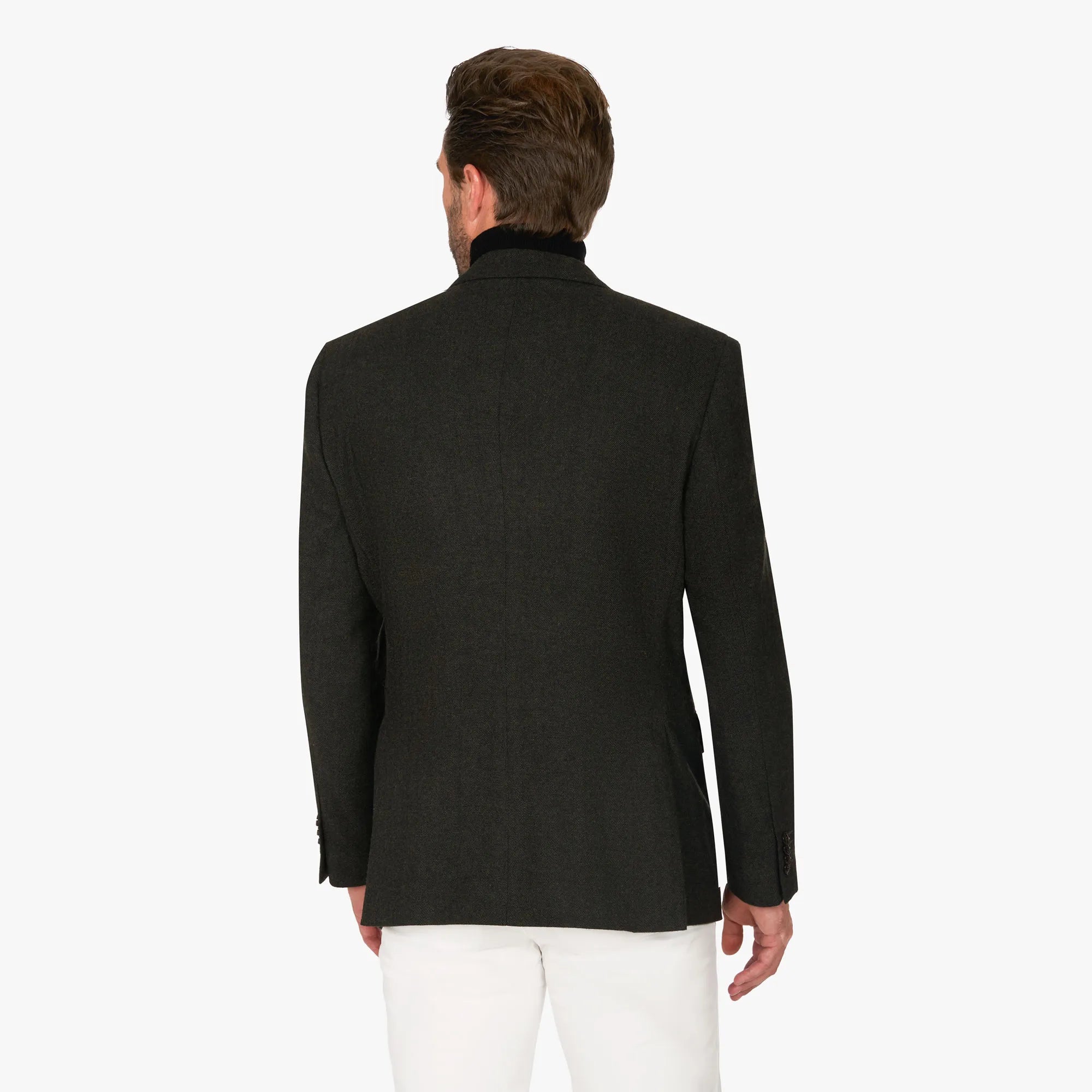 Sakko Prato in Dunkelgrün aus Wolle und Polyester dkl. grün Bild 2