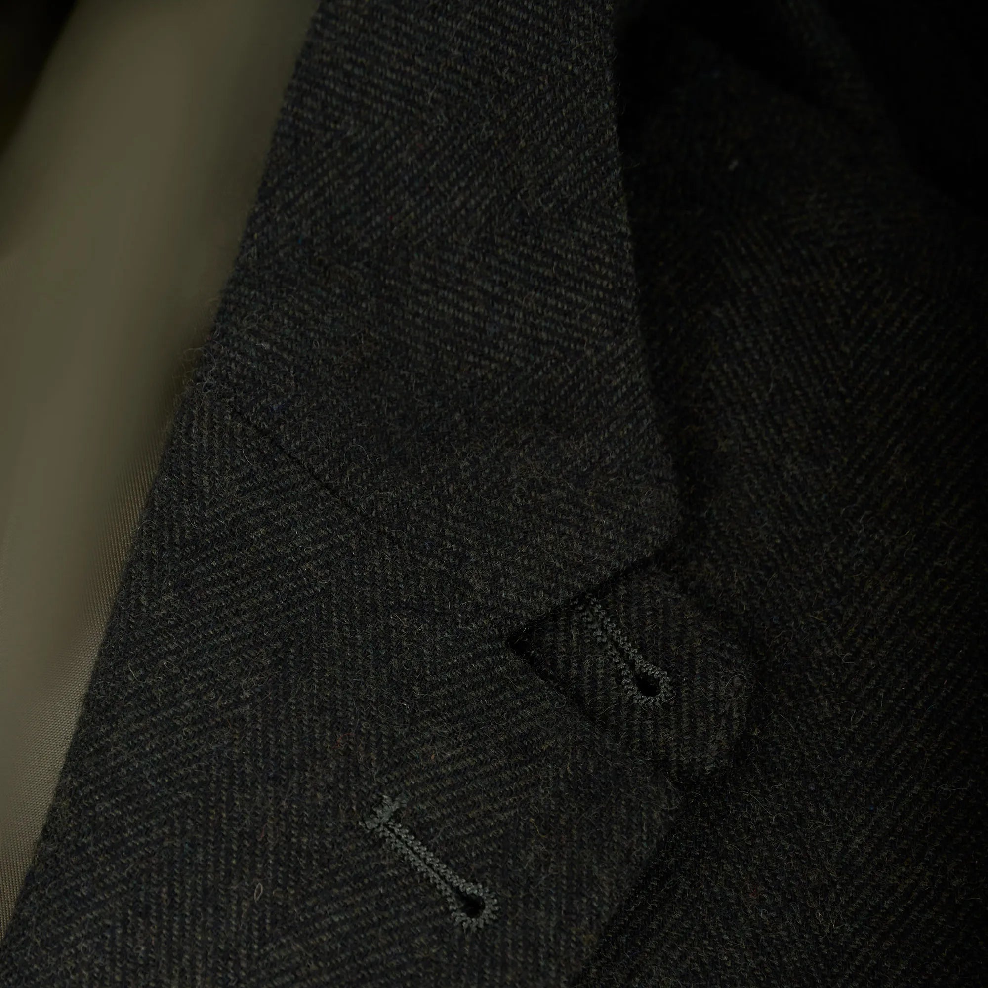 Sakko Prato in Dunkelgrün aus Wolle und Polyester dkl. grün Bild 4