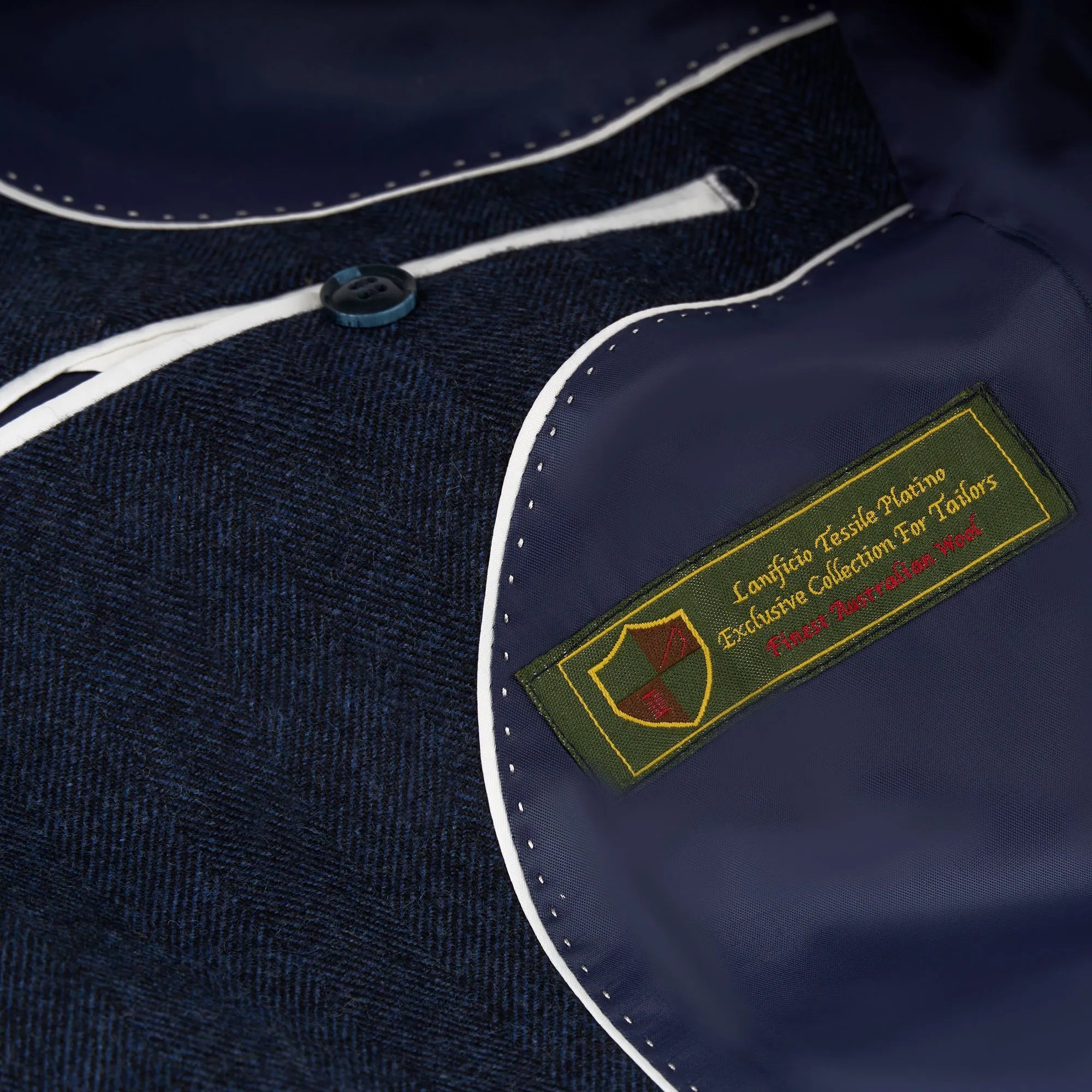 Sakko Prato in Dunkelblau aus Wolle und Polyester dkl. blau Bild 6