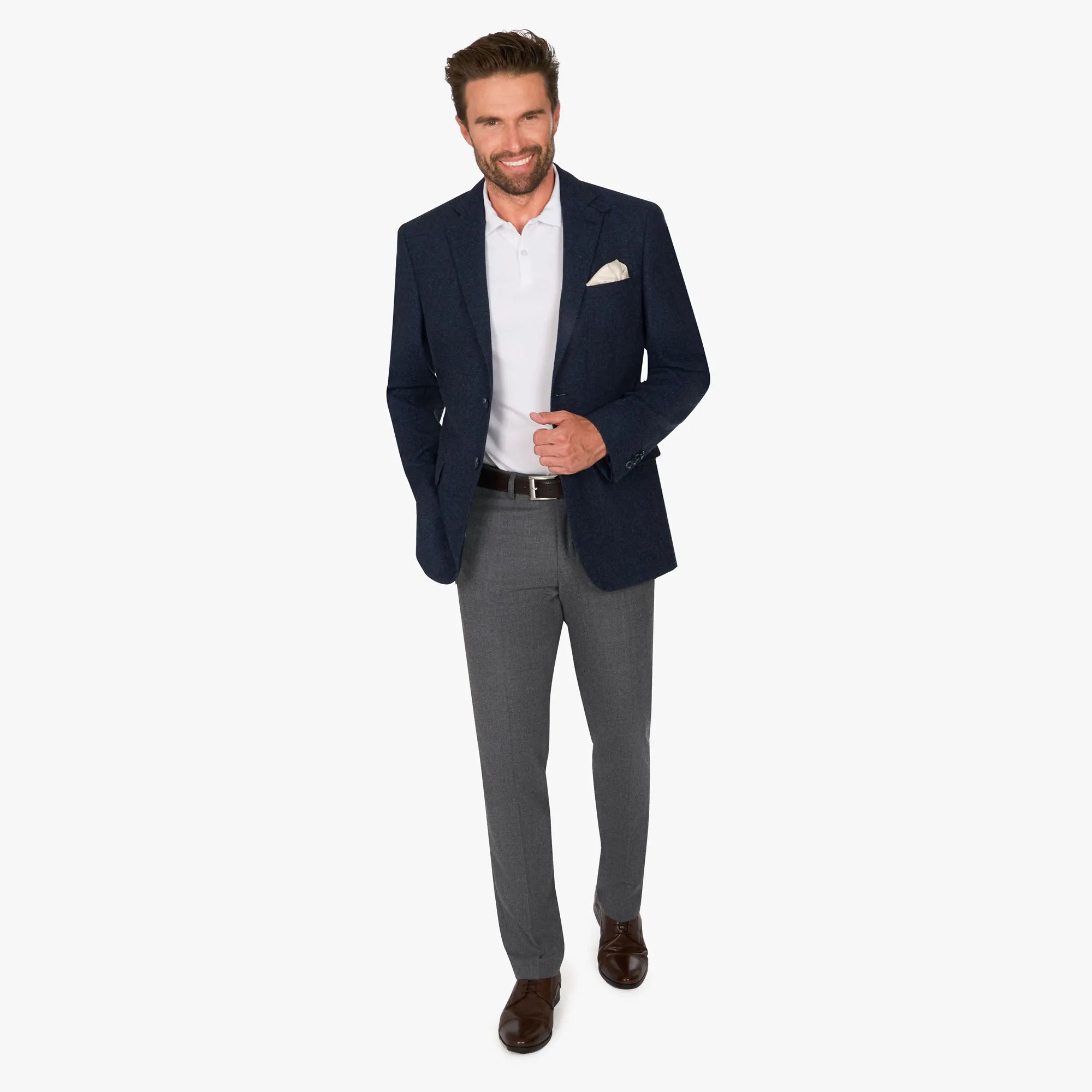 Sakko Prato in Dunkelblau aus Wolle und Polyester dkl. blau Bild 7