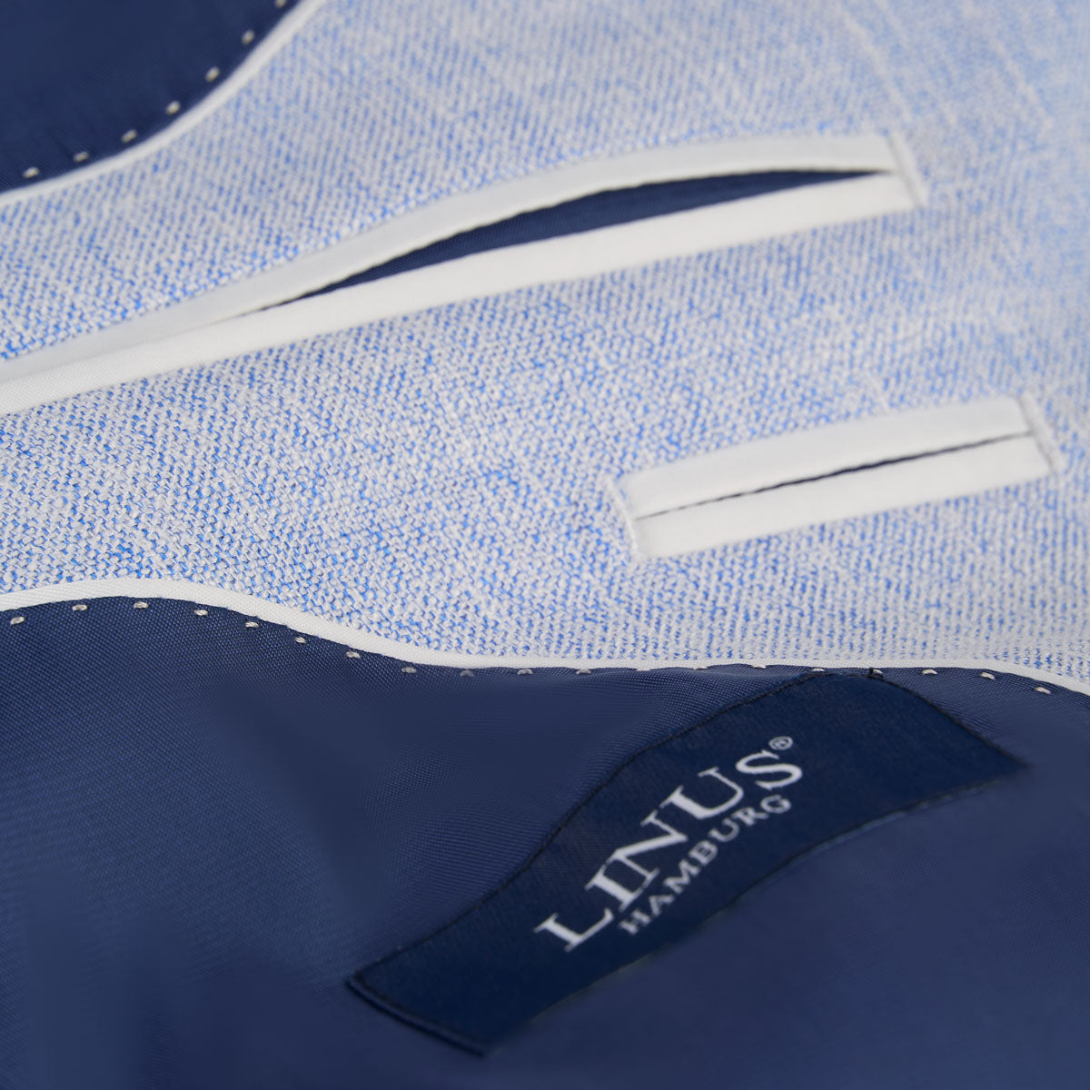 Sakko Genf in hellblau meliert hellblau Bild 5