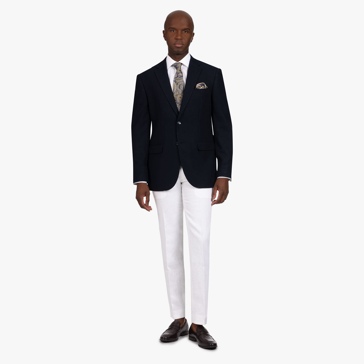 Sakko Prato mit Struktur in Dunkelblau dkl. blau Bild 3