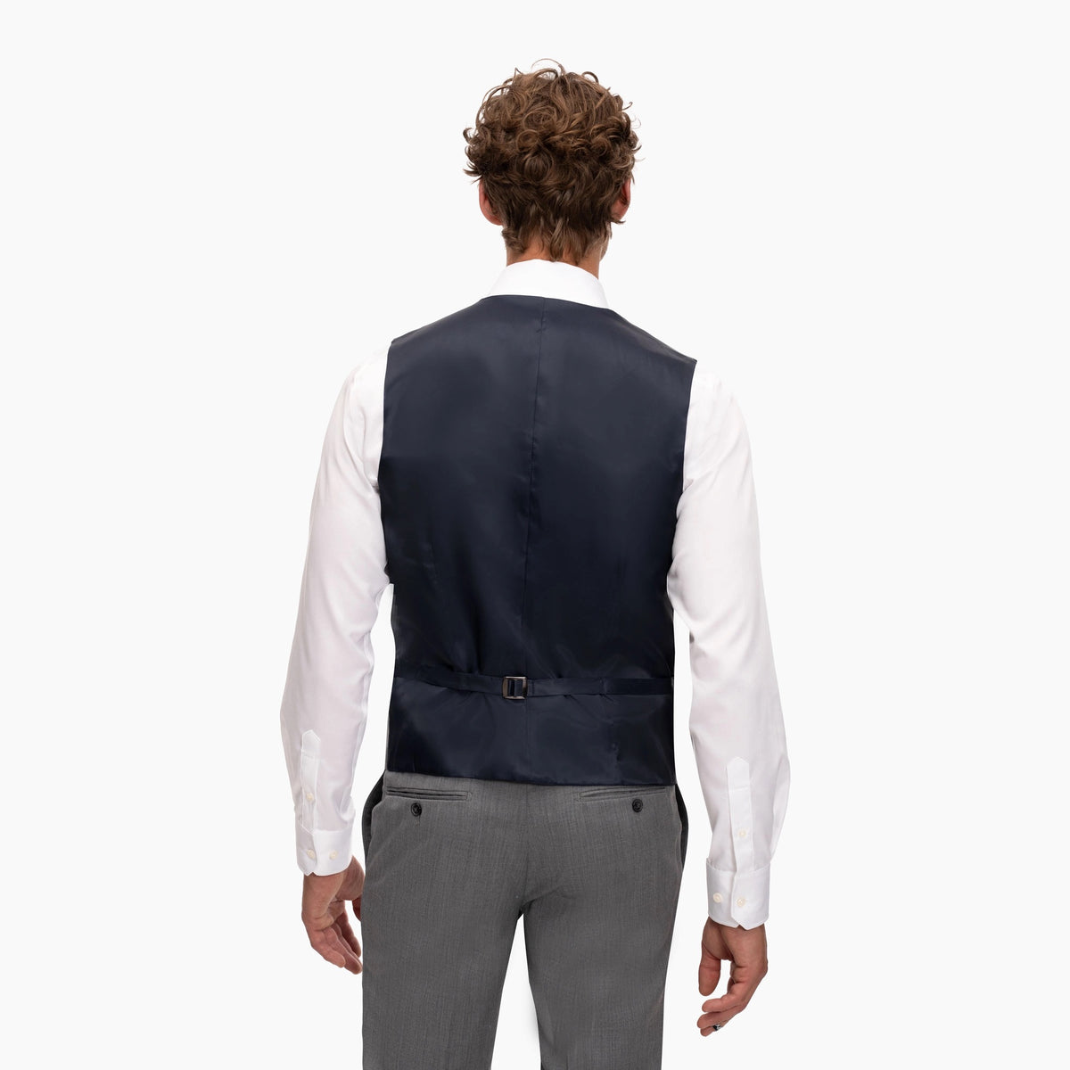Slim Fit Baukastenweste in grau hellgrau Bild 4