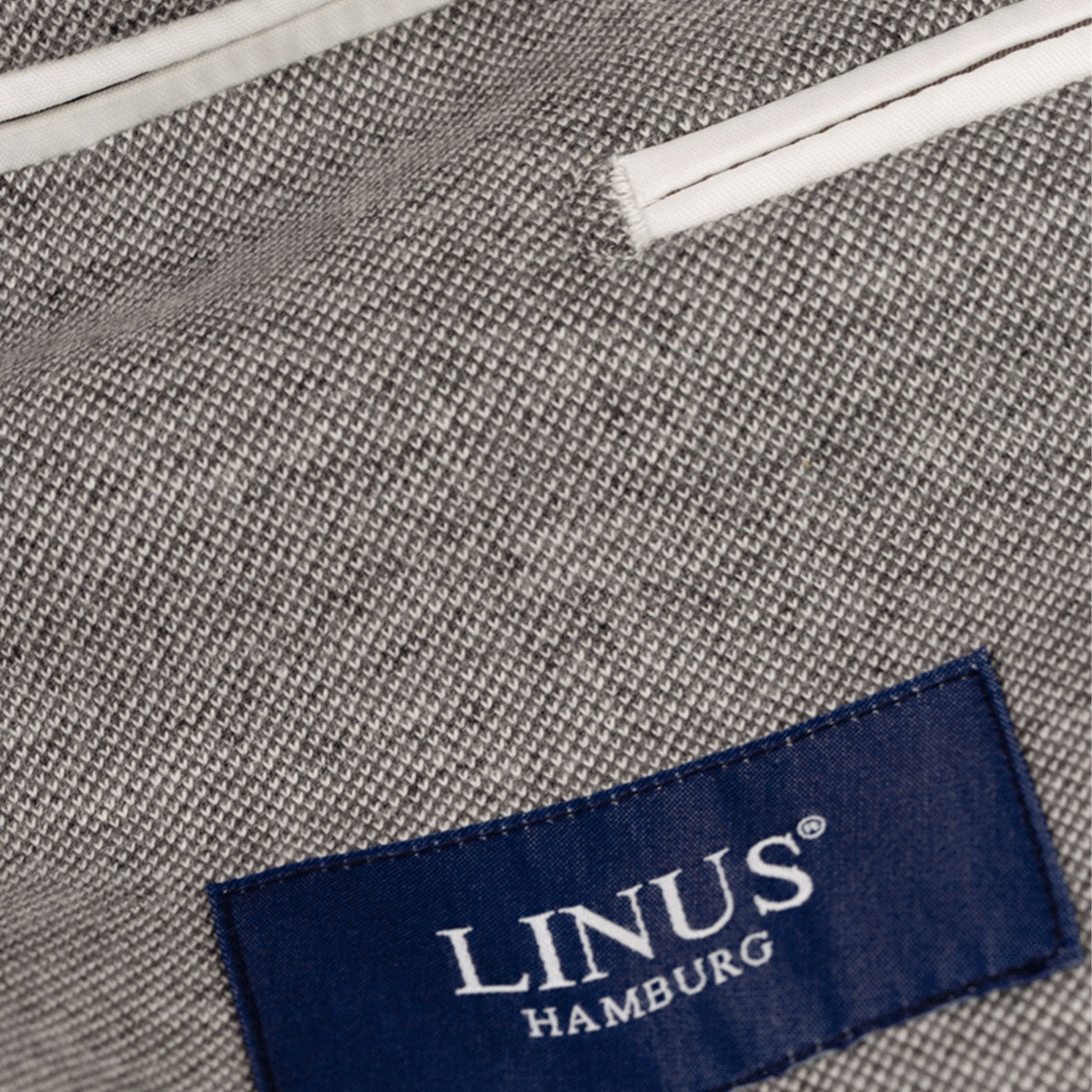 Sakko Prato aus Baumwolle, grau meliert grau Bild 4