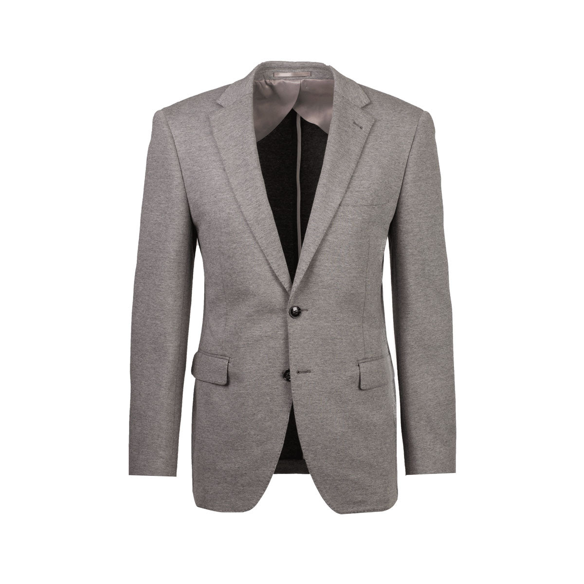 Sakko Prato aus Baumwolle, grau meliert grau Bild 5