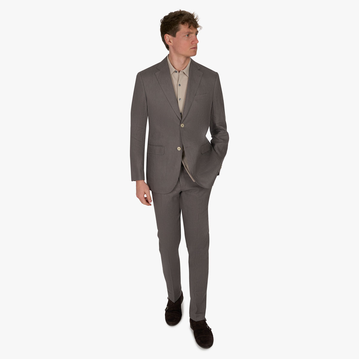 Anzug Prato mit R-Bund in Braun braun Bild 10