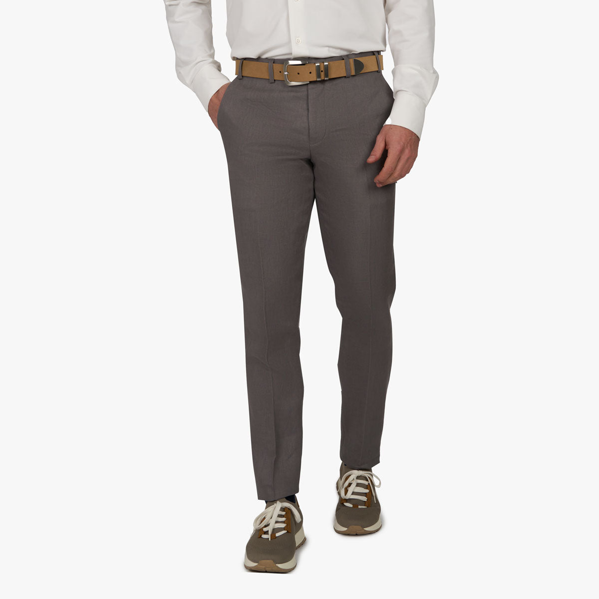 Anzug Prato mit R-Bund in Braun braun Bild 4