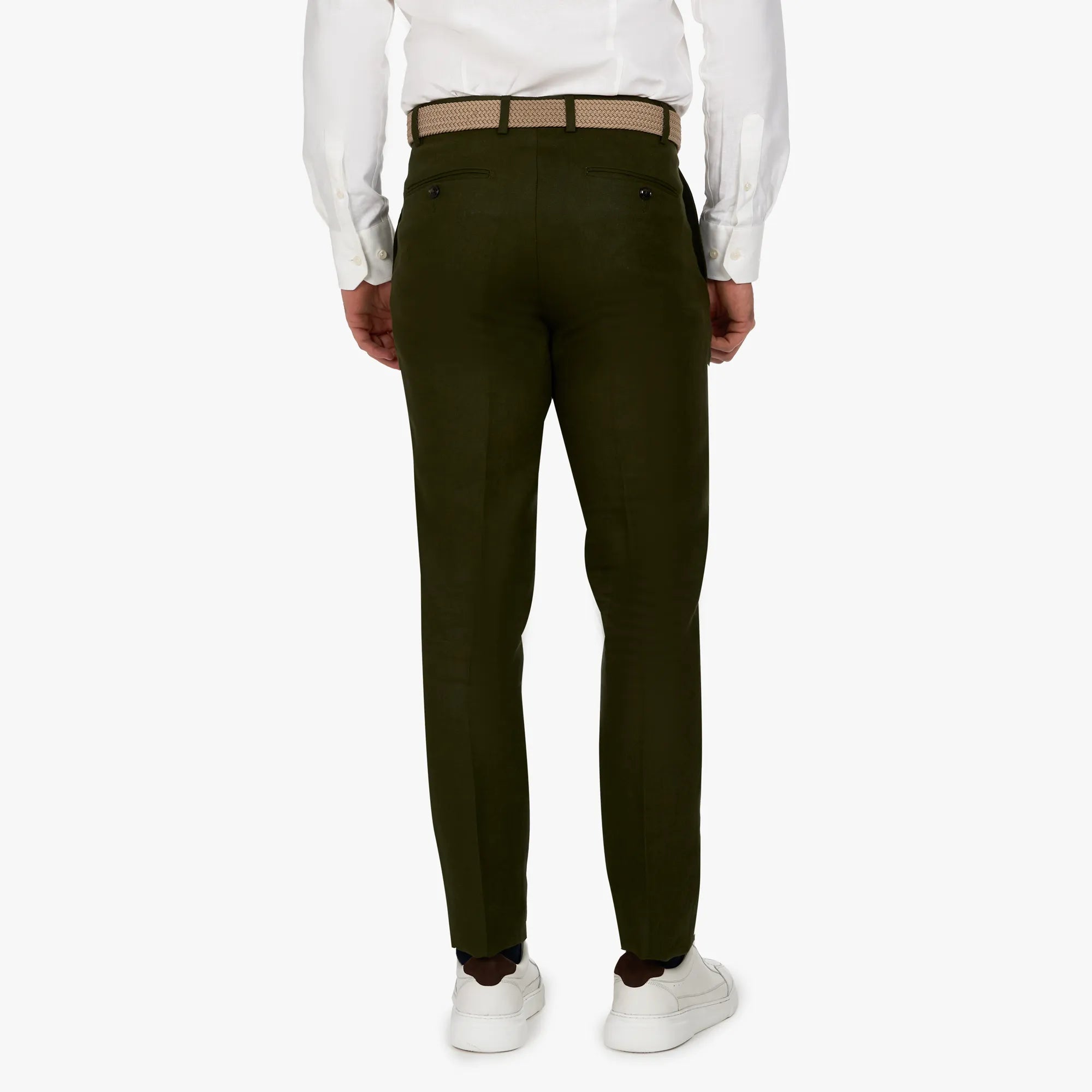 Anzug Prato mit R-Bund in Dunkelgrün dkl. grün Bild 3
