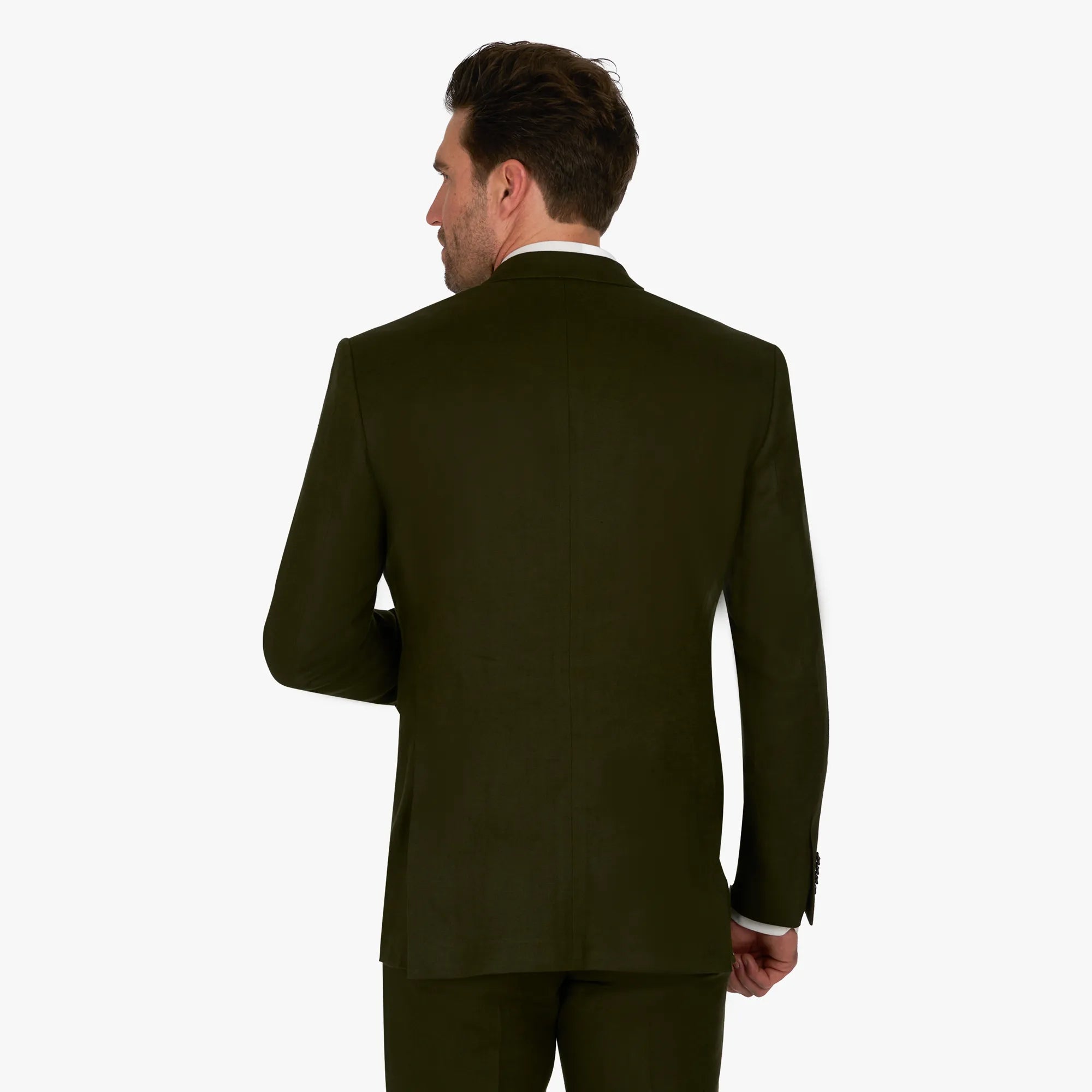 Anzug Prato mit R-Bund in Dunkelgrün dkl. grün Bild 8