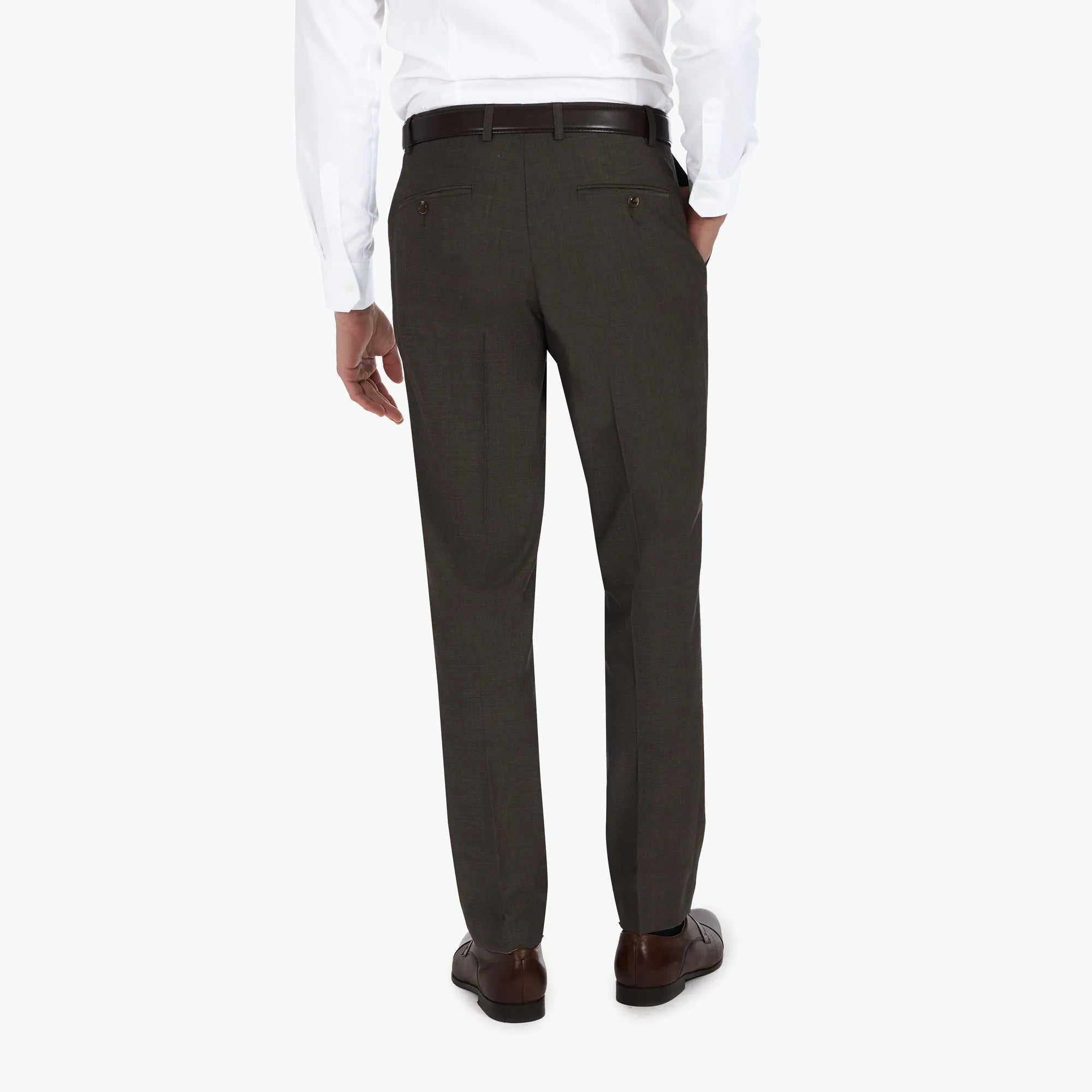 Baukastenhose Rho mit Komfortbund aus Wolle in Braun braun Bild 2