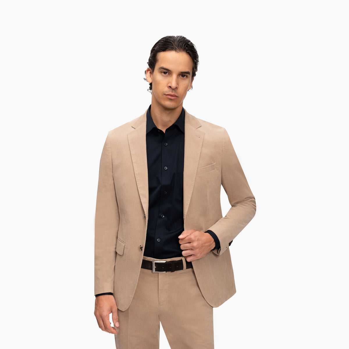 Baukastensakko Genf aus Feincord in Beige beige Bild 1