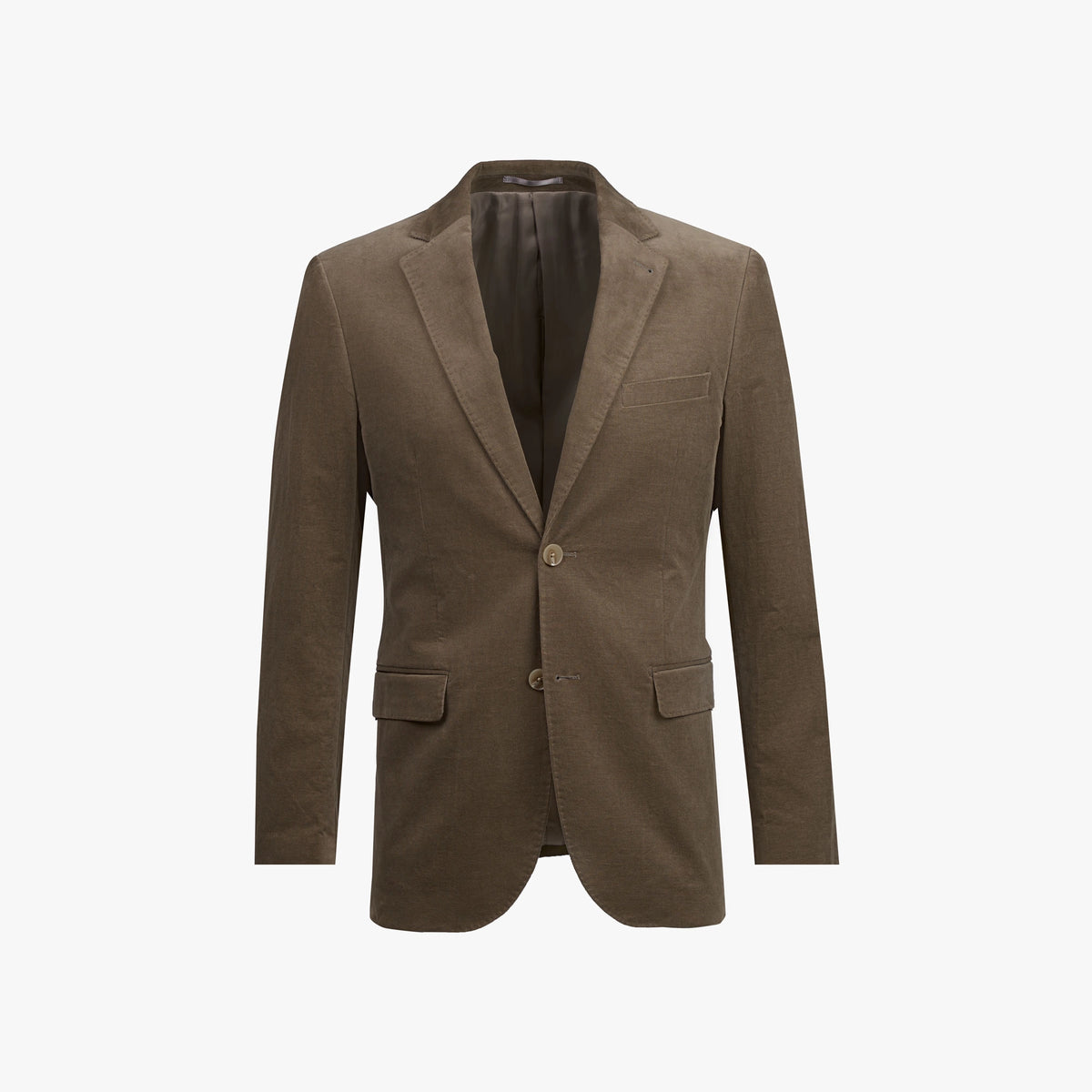 Baukastensakko Genf aus Feincord in Taupe taupe Bild 7