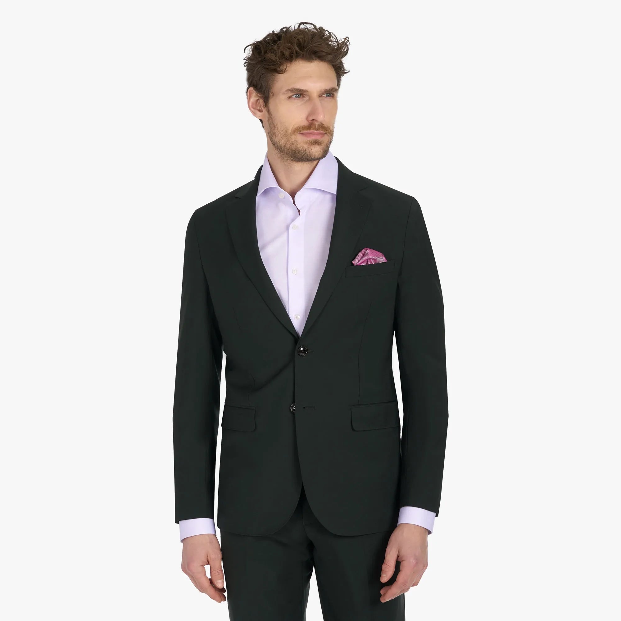 Baukastensakko Genf/D in Dunkelgrün dkl. grün Bild 1